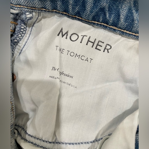 MOTHER Superior The Tomcat in The Confession Straight Leg Denim Size 26 - Picture 14 of 15
